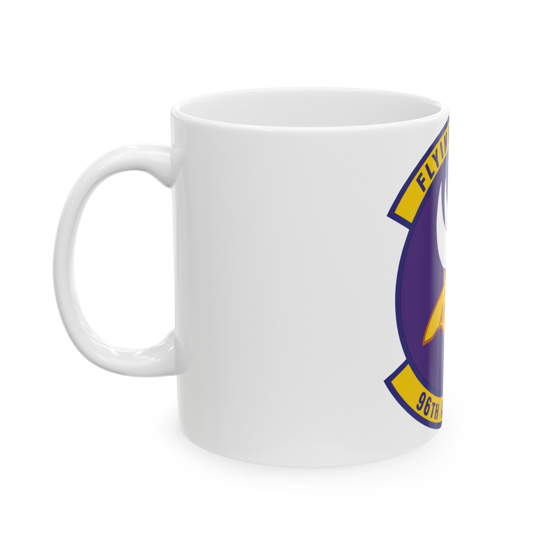 96th Airlift Squadron (U.S. Air Force) White Coffee Mug-The Sticker Space