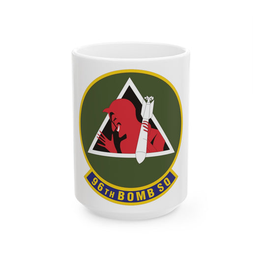 96th Bomb Squadron (U.S. Air Force) White Coffee Mug-15oz-The Sticker Space