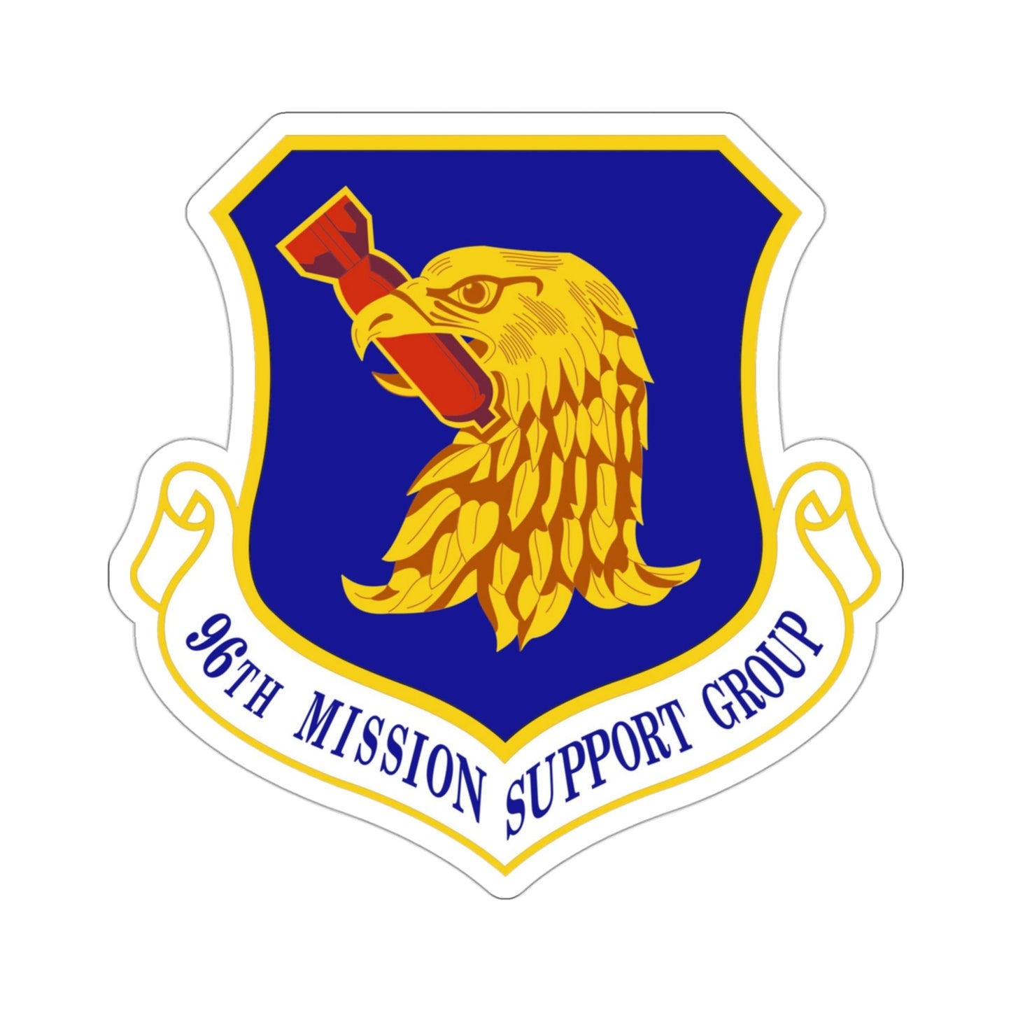 96th Mission Support Group (U.S. Air Force) STICKER Vinyl Die-Cut Decal-3 Inch-The Sticker Space