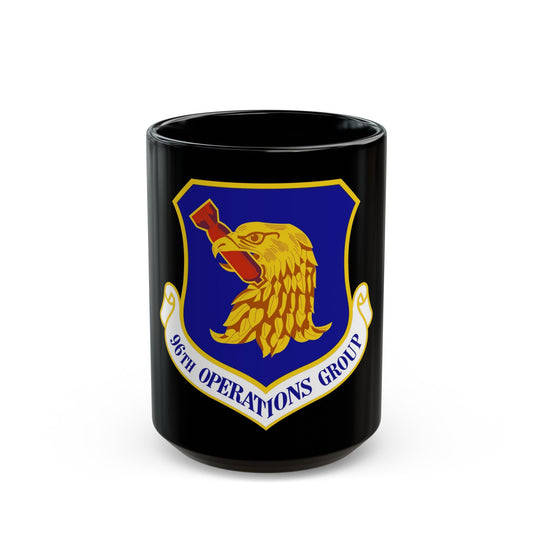 96th Operations Group (U.S. Air Force) Black Coffee Mug