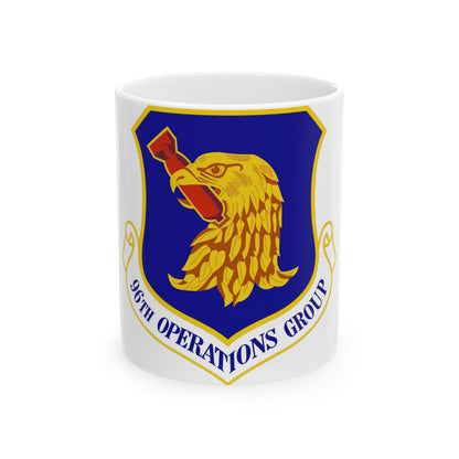 96th Operations Group (U.S. Air Force) White Coffee Mug-11oz-The Sticker Space