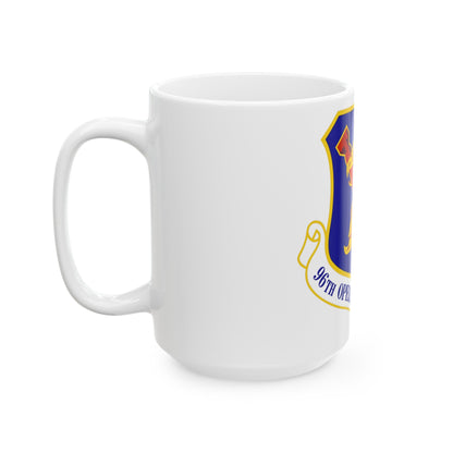 96th Operations Group (U.S. Air Force) White Coffee Mug-The Sticker Space