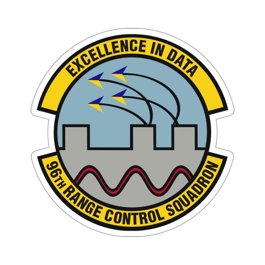 96th Range Control Squadron (U.S. Air Force) STICKER Vinyl Die-Cut Decal-6 Inch-The Sticker Space