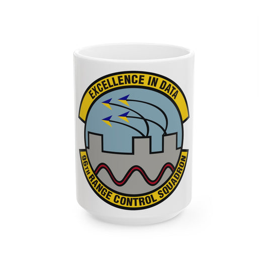 96th Range Control Squadron (U.S. Air Force) White Coffee Mug-15oz-The Sticker Space