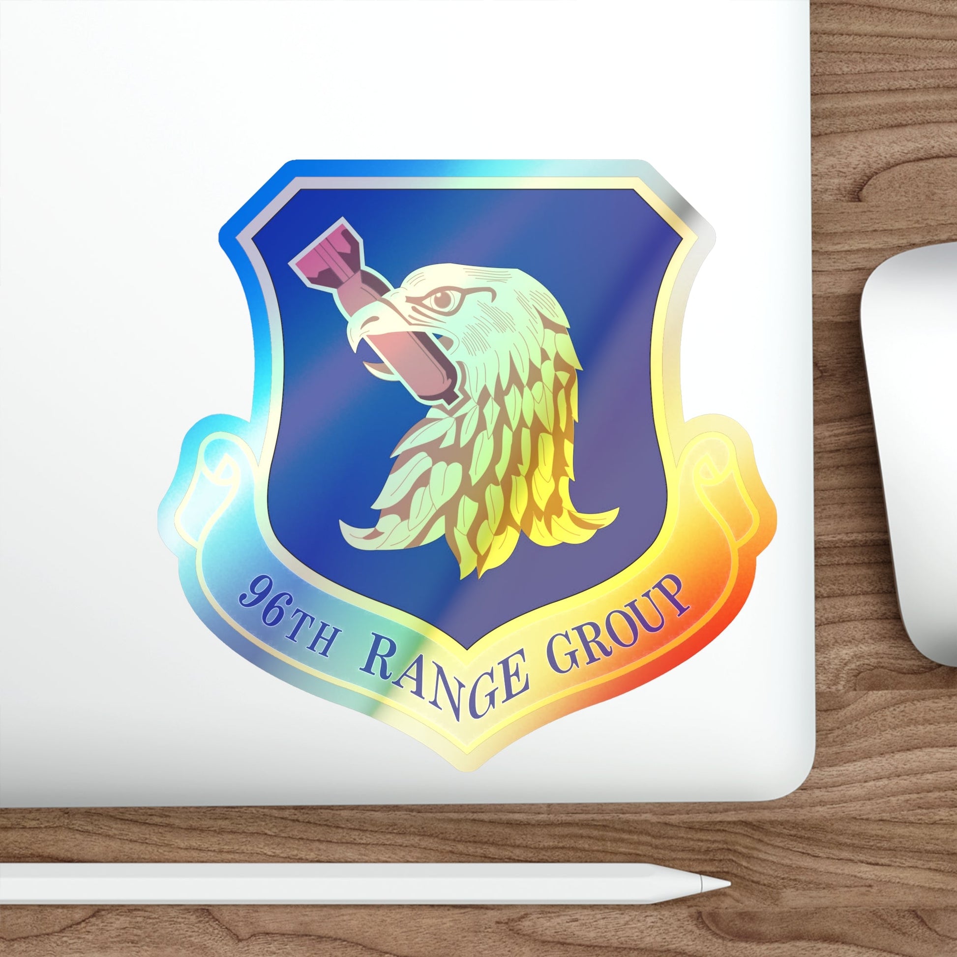 96th Range Group (U.S. Air Force) Holographic STICKER Die-Cut Vinyl Decal-The Sticker Space