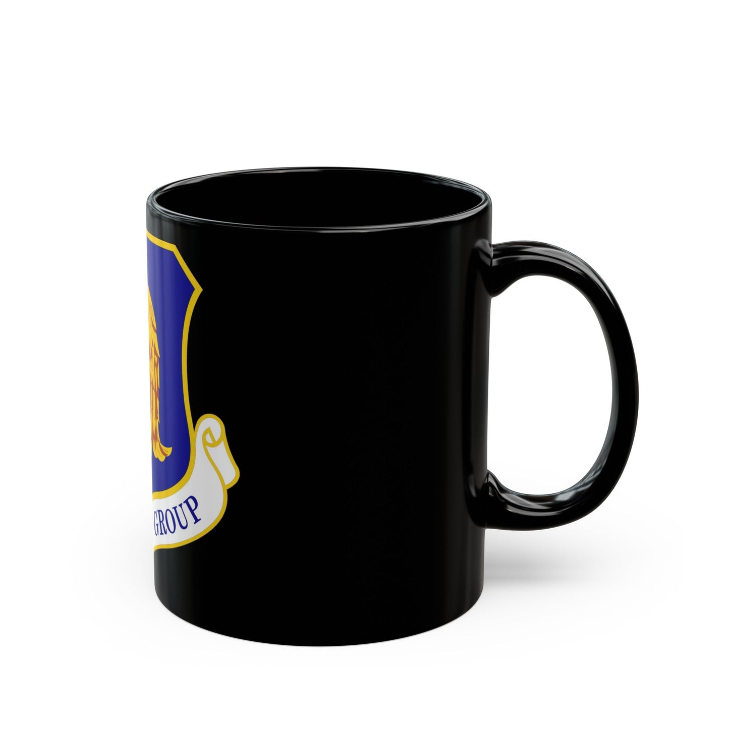 96th Test Group (U.S. Air Force) Black Coffee Mug-The Sticker Space