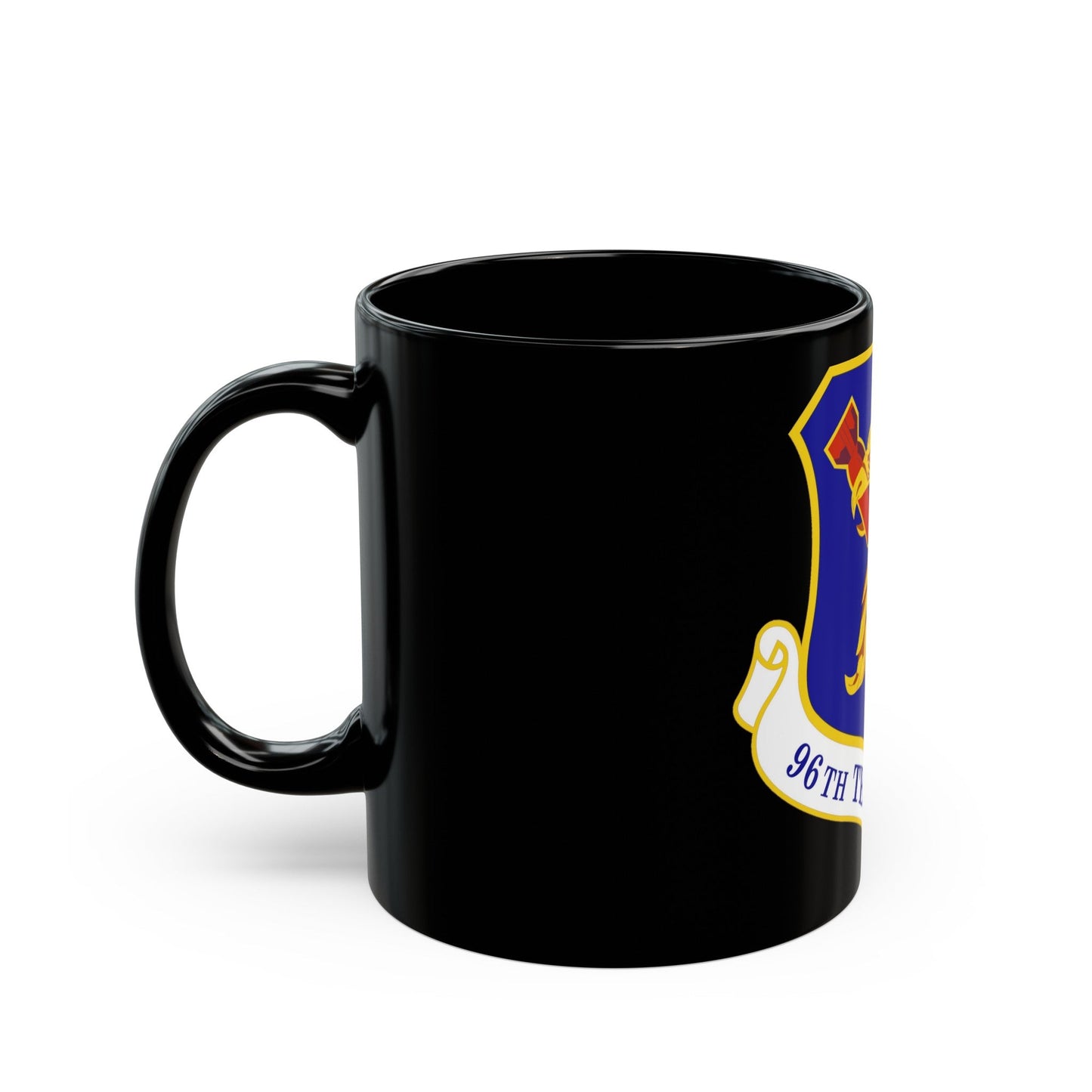 96th Test Group (U.S. Air Force) Black Coffee Mug-The Sticker Space