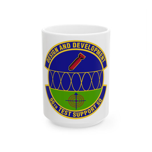 96th Test Support Squadron (U.S. Air Force) White Coffee Mug-15oz-The Sticker Space
