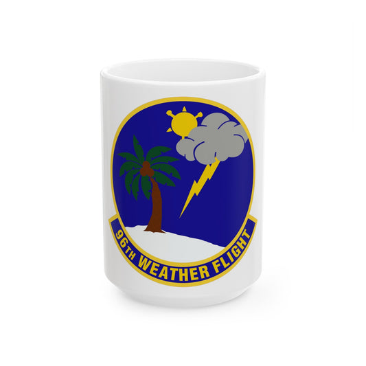 96th Weather Flight (U.S. Air Force) White Coffee Mug-15oz-The Sticker Space