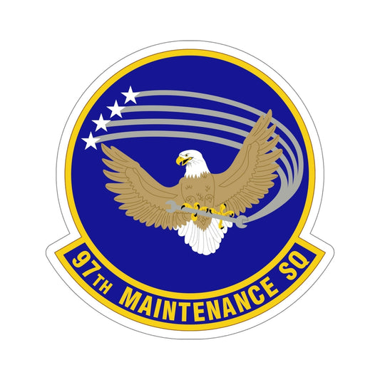 97 Maintenance Squadron AETC (U.S. Air Force) STICKER Vinyl Die-Cut Decal-6 Inch-The Sticker Space
