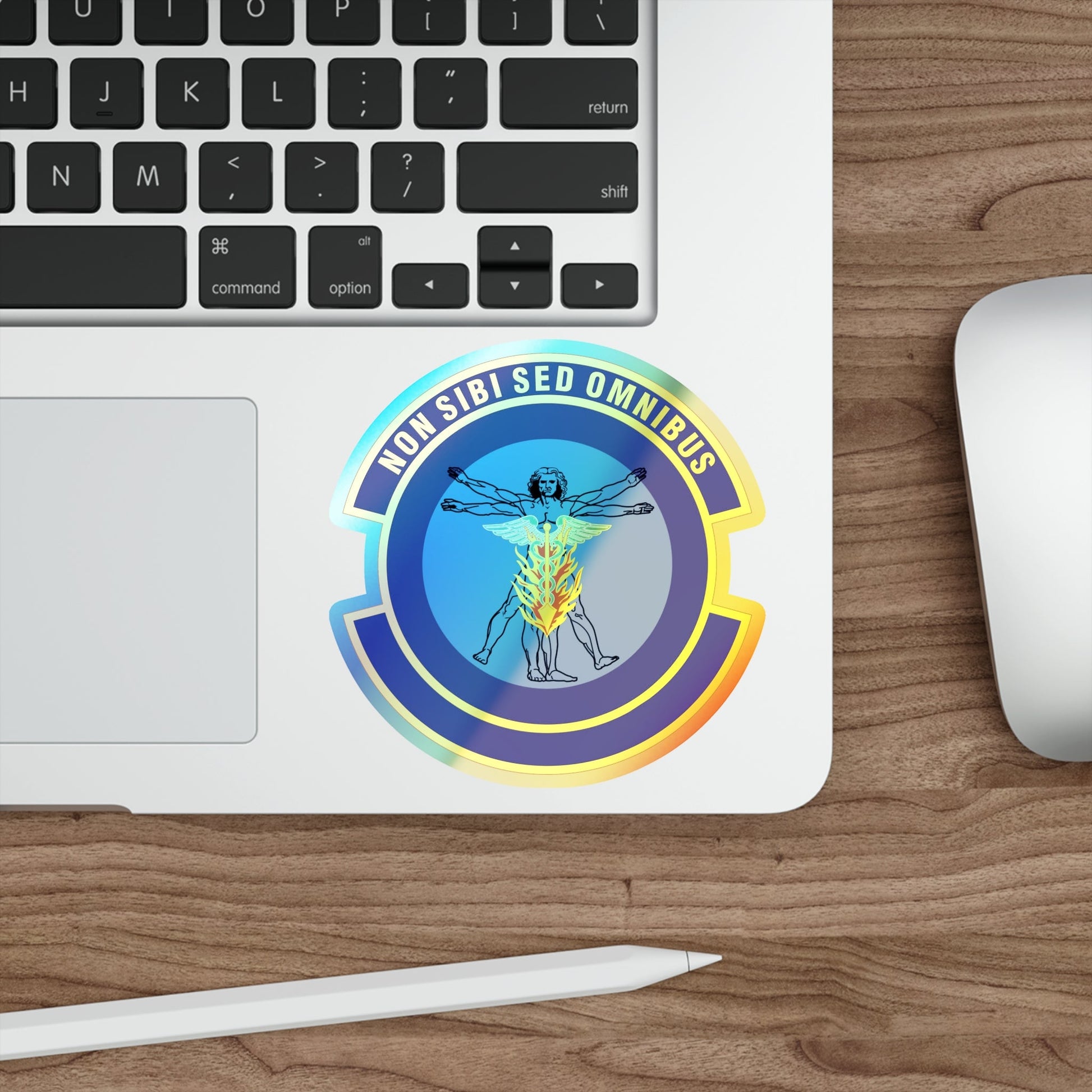 97 Operational Medical Readiness Squadron AETC (U.S. Air Force) Holographic STICKER Die-Cut Vinyl Decal-The Sticker Space