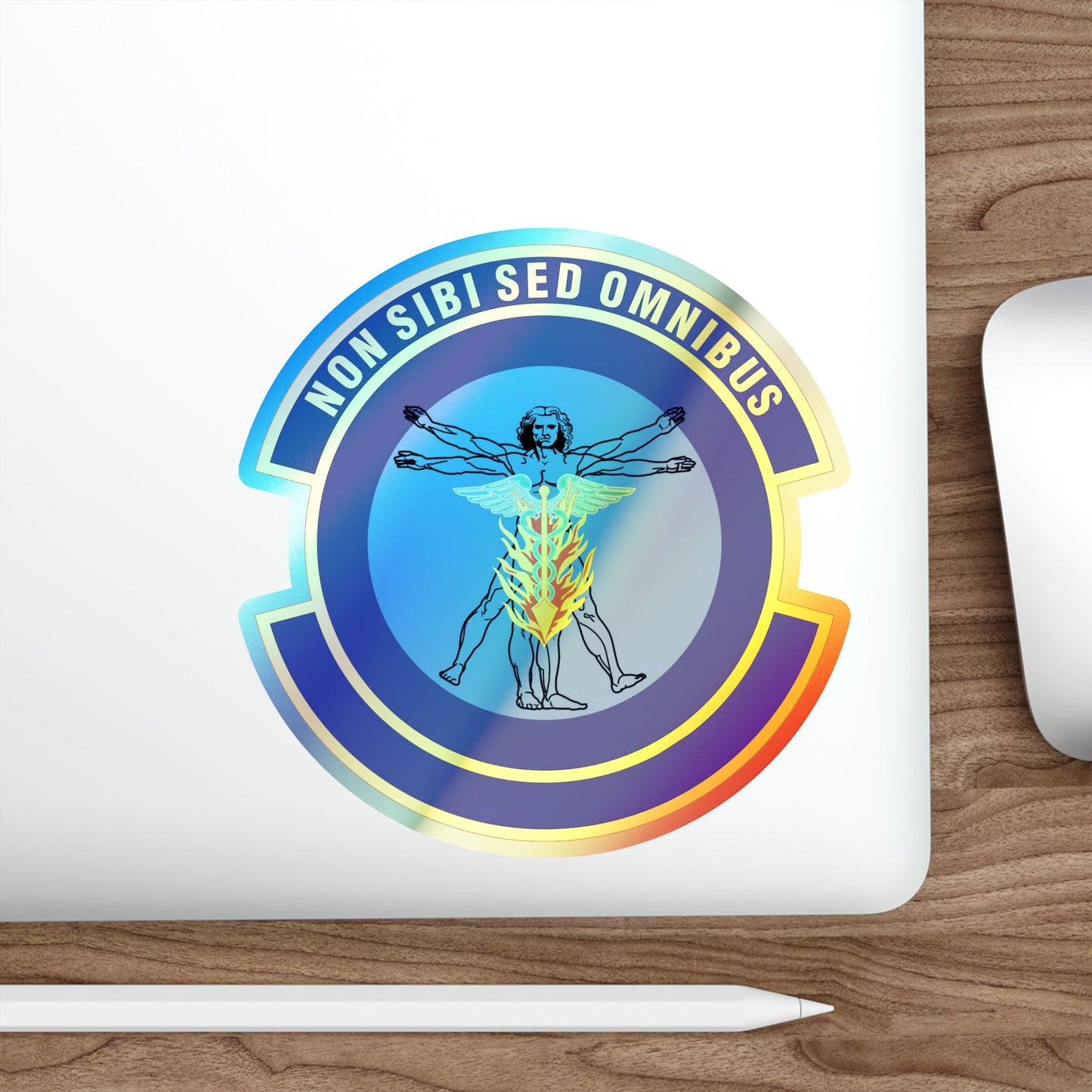 97 Operational Medical Readiness Squadron AETC (U.S. Air Force) Holographic STICKER Die-Cut Vinyl Decal-The Sticker Space