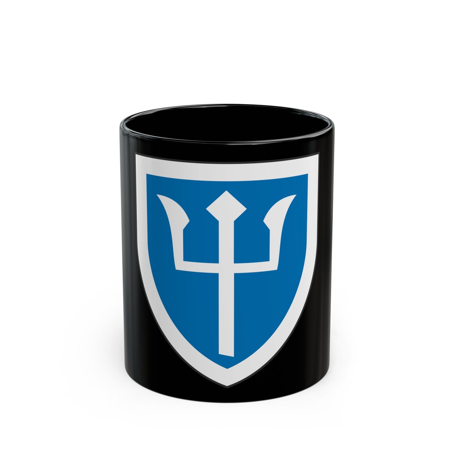 97th Infantry Division (U.S. Army) Black Coffee Mug-11oz-The Sticker Space