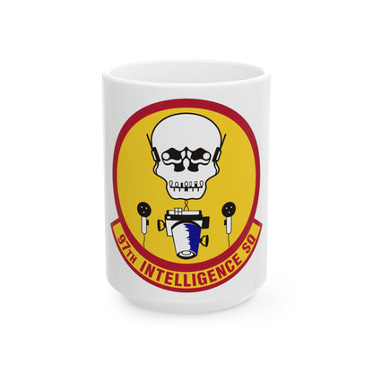 97th Intelligence Squadron (U.S. Air Force) White Coffee Mug-15oz-The Sticker Space