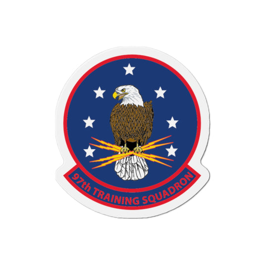 97th Training Sq (U.S. Navy) Die-Cut Magnet-The Sticker Space