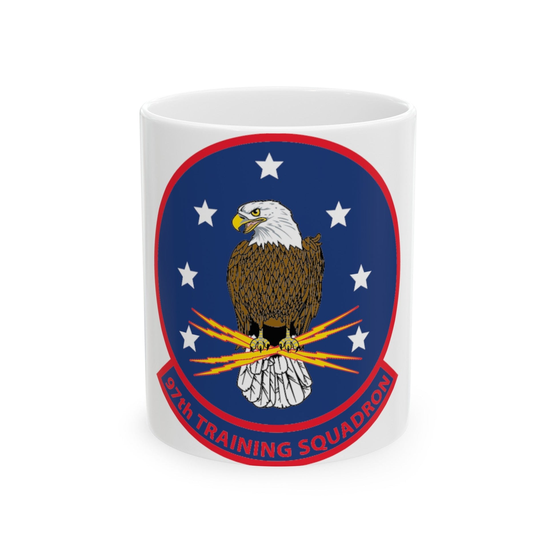 97th Training Sq (U.S. Navy) White Coffee Mug-11oz-The Sticker Space