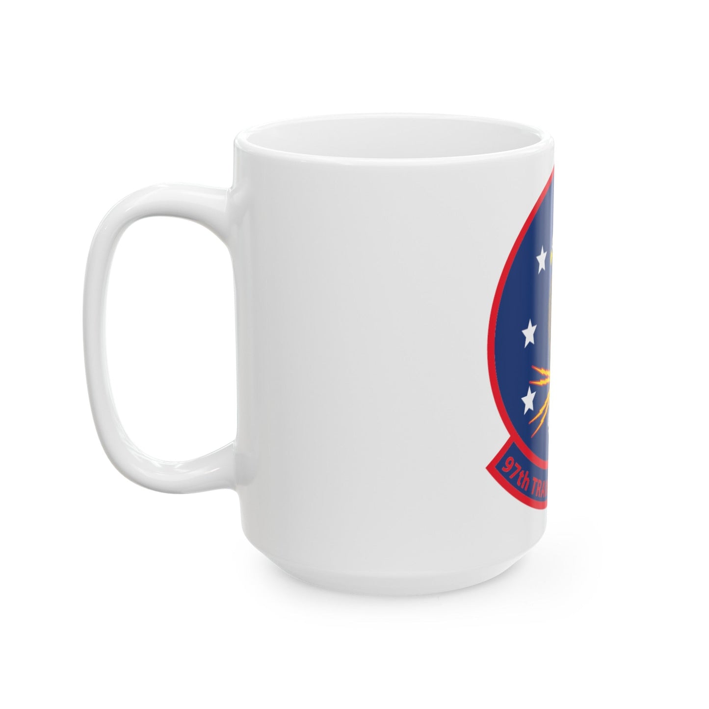 97th Training Sq (U.S. Navy) White Coffee Mug-The Sticker Space