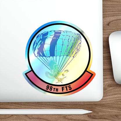98 Flying Training Squadron AETC (U.S. Air Force) Holographic STICKER Die-Cut Vinyl Decal-The Sticker Space