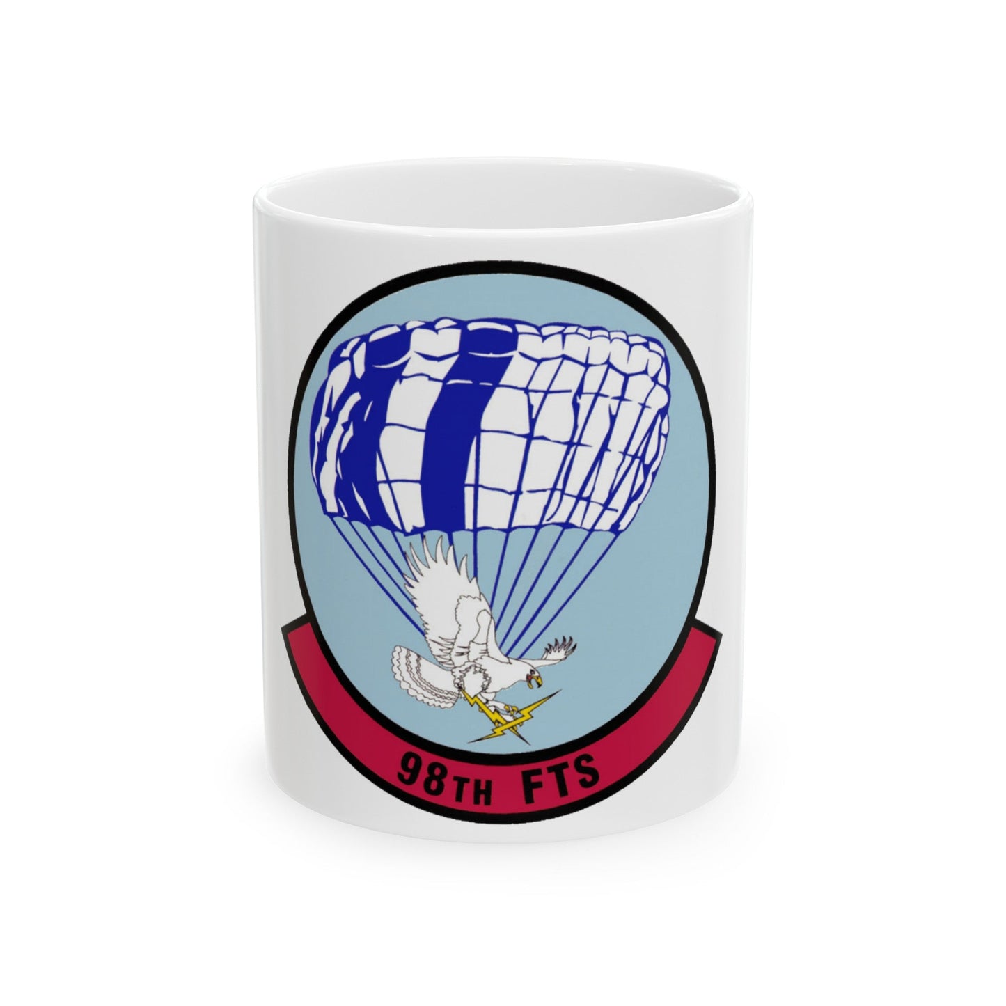 98 Flying Training Squadron AETC (U.S. Air Force) White Coffee Mug-11oz-The Sticker Space