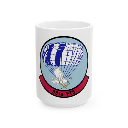 98 Flying Training Squadron AETC (U.S. Air Force) White Coffee Mug-15oz-The Sticker Space