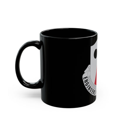 980 Engineer Battalion (U.S. Army) Black Coffee Mug-The Sticker Space