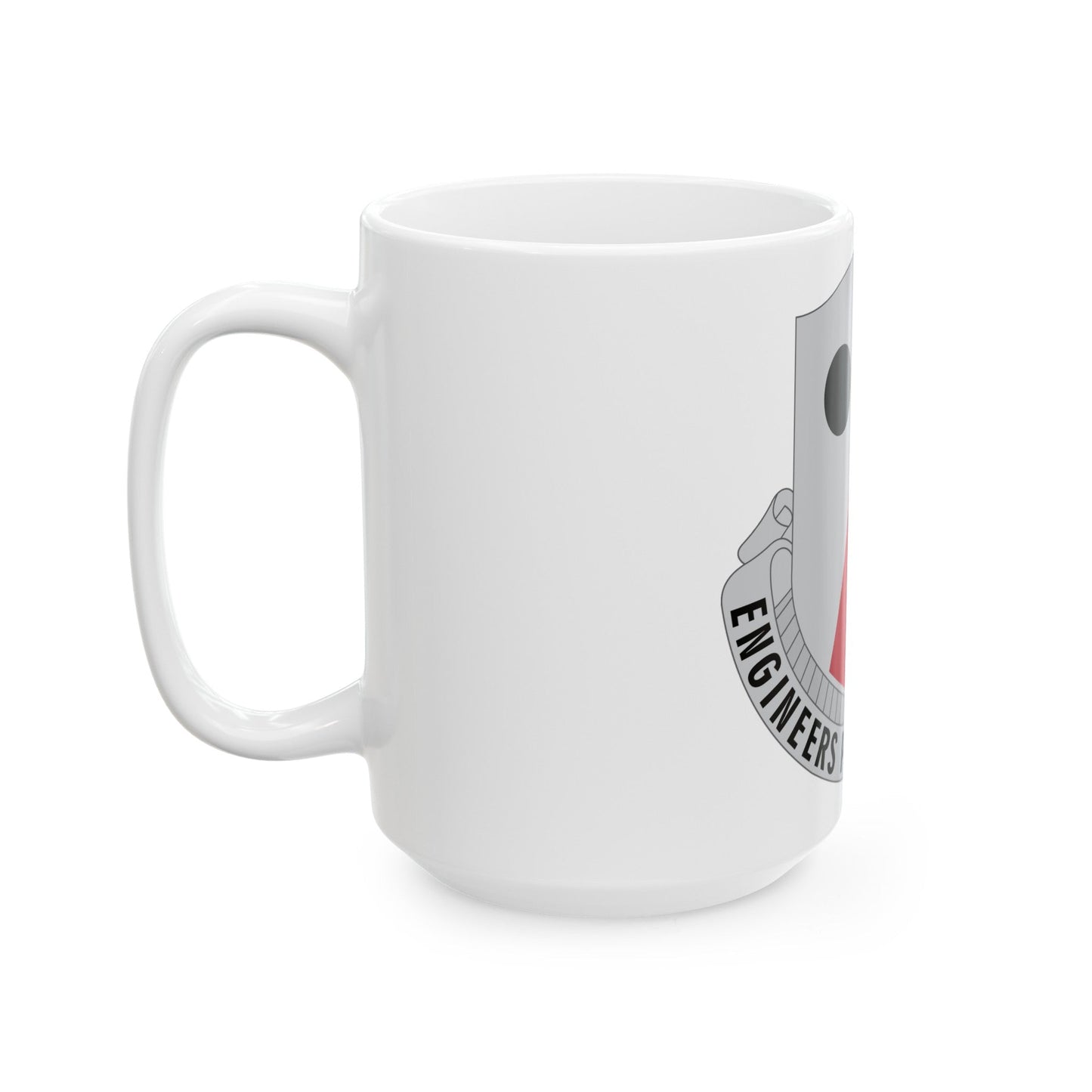 980 Engineer Battalion (U.S. Army) White Coffee Mug-The Sticker Space
