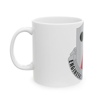 980 Engineer Battalion (U.S. Army) White Coffee Mug-The Sticker Space