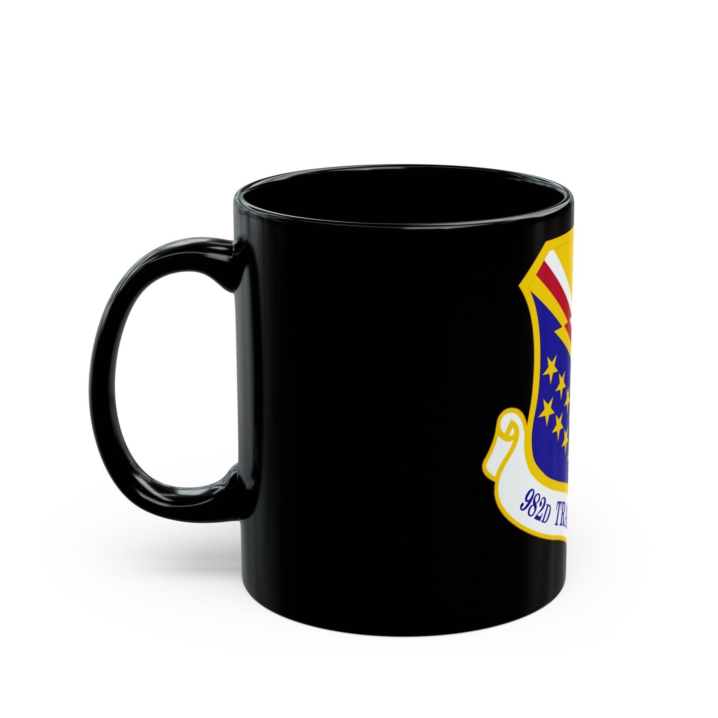 982d Training Group (U.S. Air Force) Black Coffee Mug-The Sticker Space