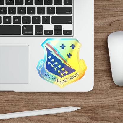 982d Training Group (U.S. Air Force) Holographic STICKER Die-Cut Vinyl Decal-The Sticker Space