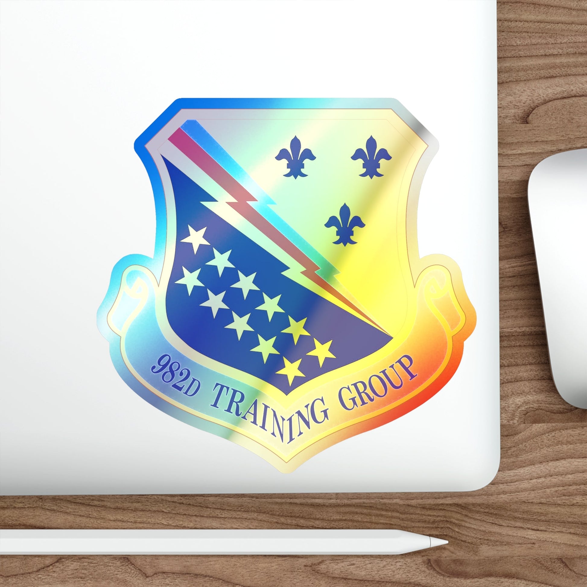 982d Training Group (U.S. Air Force) Holographic STICKER Die-Cut Vinyl Decal-The Sticker Space