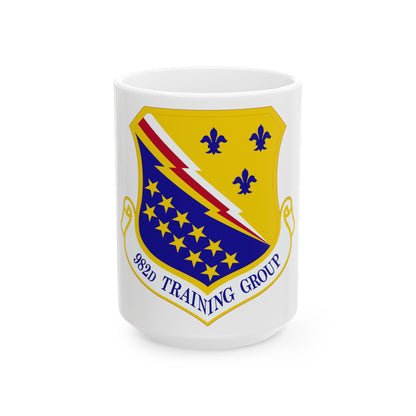 982d Training Group (U.S. Air Force) White Coffee Mug-15oz-The Sticker Space