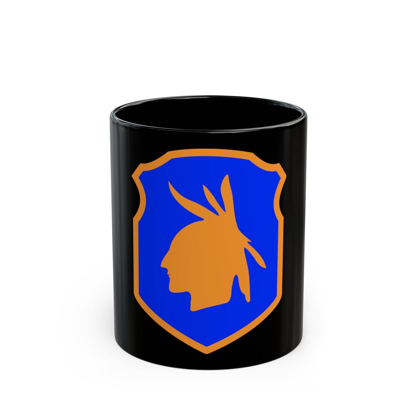 98th Infantry Division (U.S. Army) Black Coffee Mug-11oz-The Sticker Space
