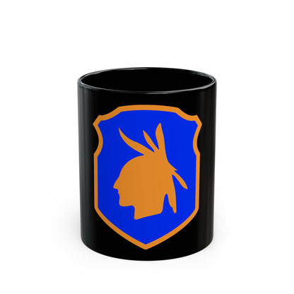98th Infantry Division (U.S. Army) Black Coffee Mug-11oz-The Sticker Space