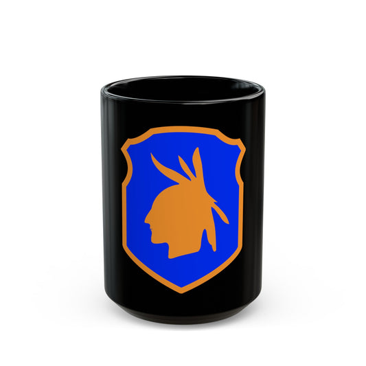 98th Infantry Division (U.S. Army) Black Coffee Mug-15oz-The Sticker Space