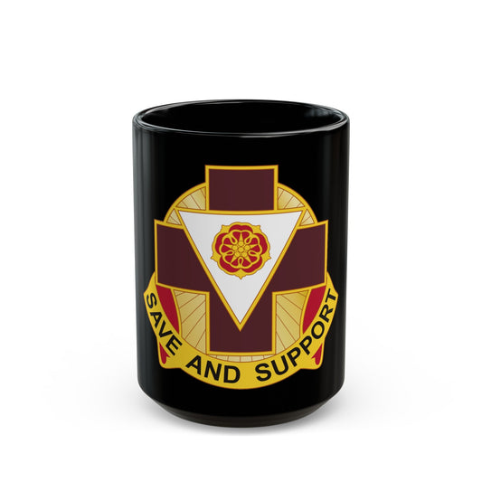99 Field Hospital (U.S. Army) Black Coffee Mug-15oz-The Sticker Space