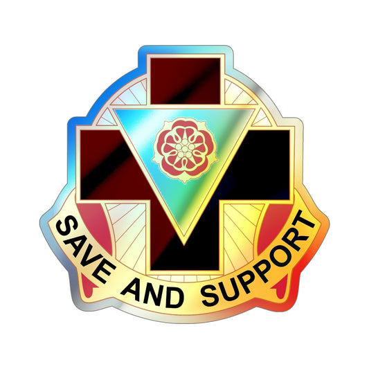 99 Field Hospital (U.S. Army) Holographic STICKER Die-Cut Vinyl Decal-6 Inch-The Sticker Space
