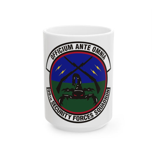 99th Security Forces Squadron (U.S. Air Force) White Coffee Mug