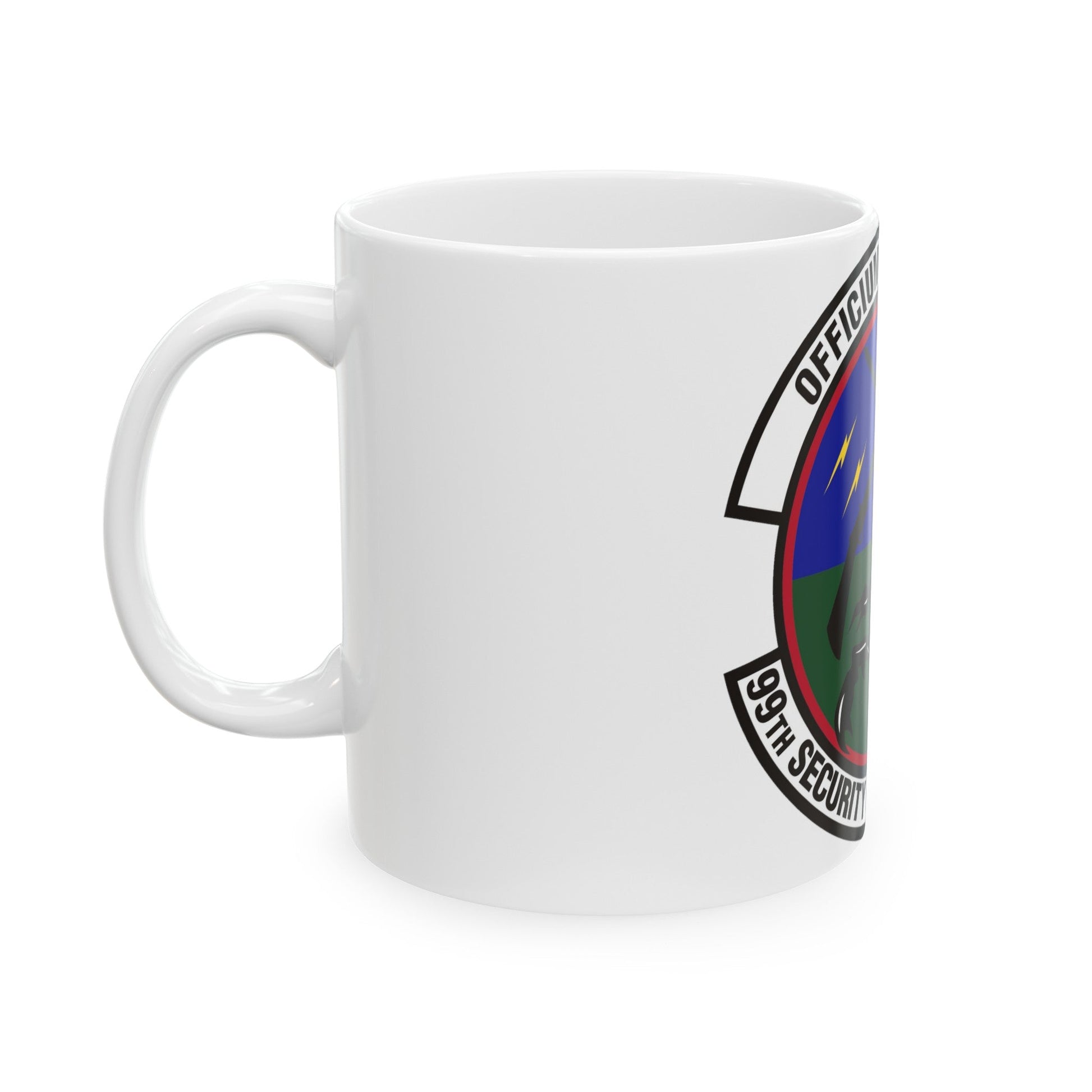 99th Security Forces Squadron (U.S. Air Force) White Coffee Mug-The Sticker Space