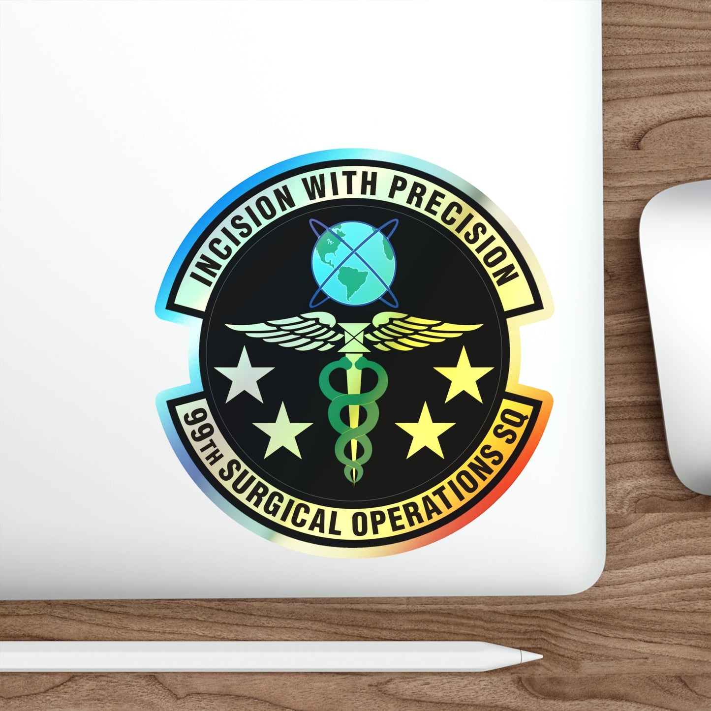 99th Surgical Operations Squadron (U.S. Air Force) Holographic STICKER Die-Cut Vinyl Decal-The Sticker Space