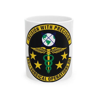 99th Surgical Operations Squadron (U.S. Air Force) White Coffee Mug-11oz-The Sticker Space