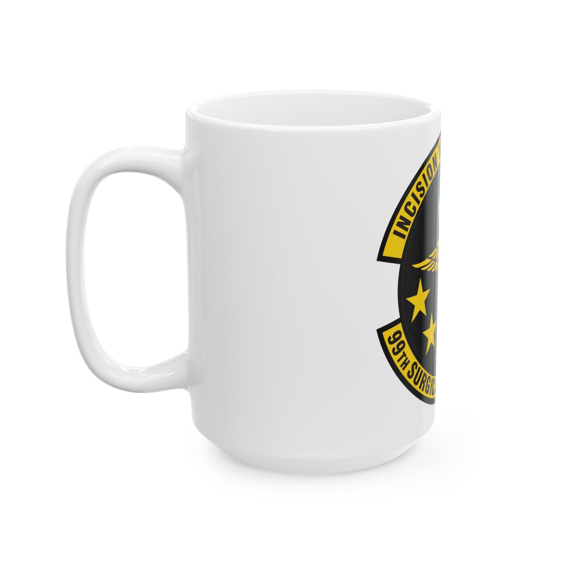 99th Surgical Operations Squadron (U.S. Air Force) White Coffee Mug-The Sticker Space