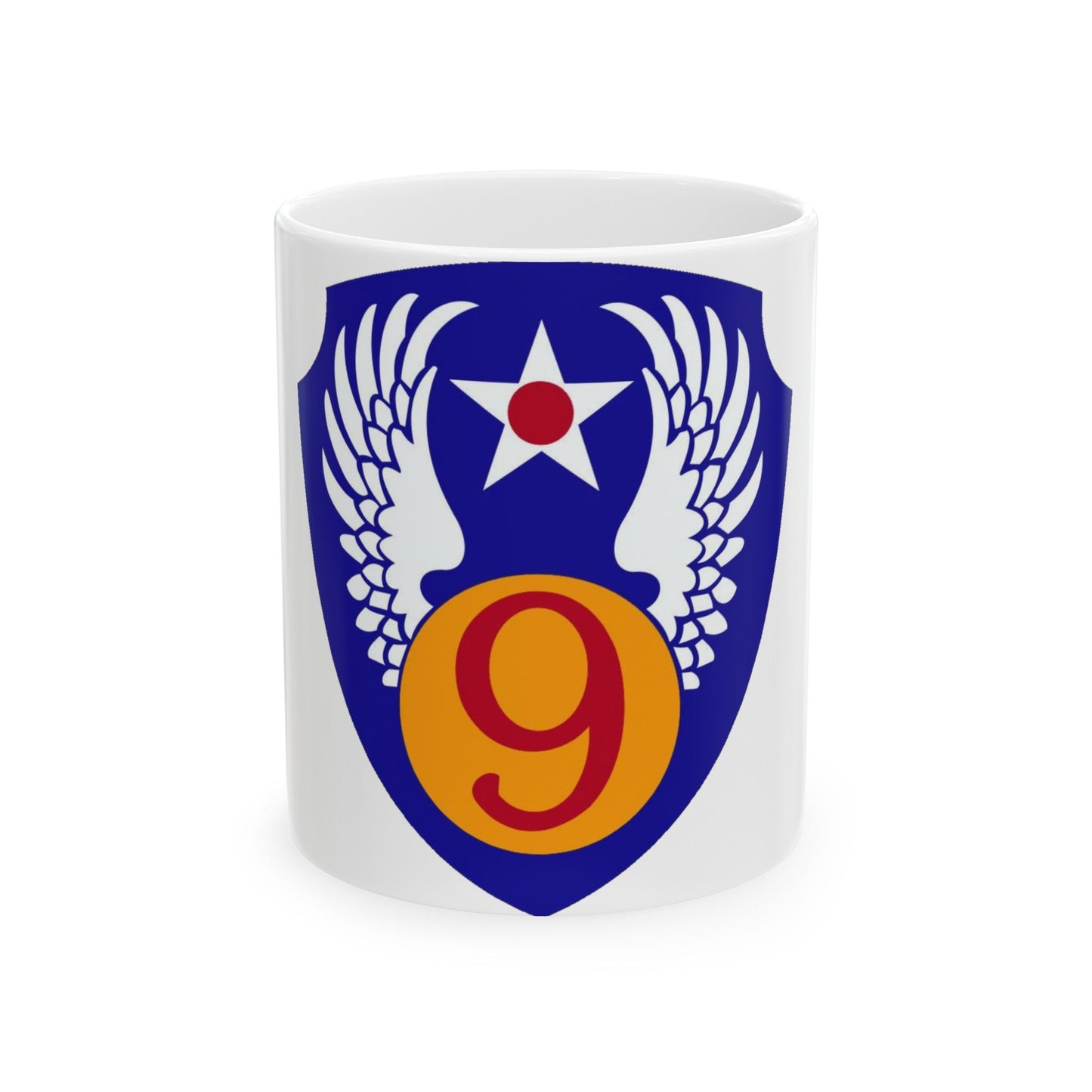 9th Air Force (U.S. Army) White Coffee Mug-11oz-The Sticker Space
