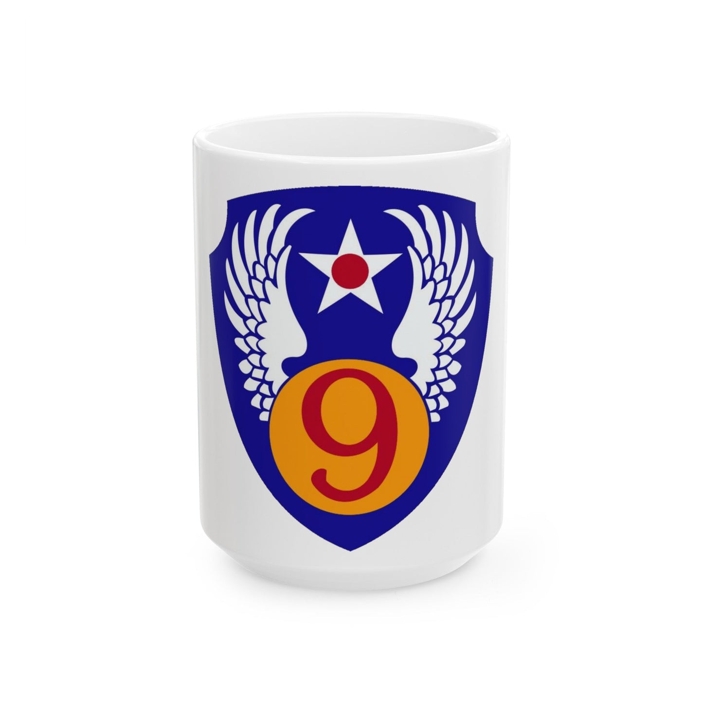 9th Air Force (U.S. Army) White Coffee Mug-15oz-The Sticker Space