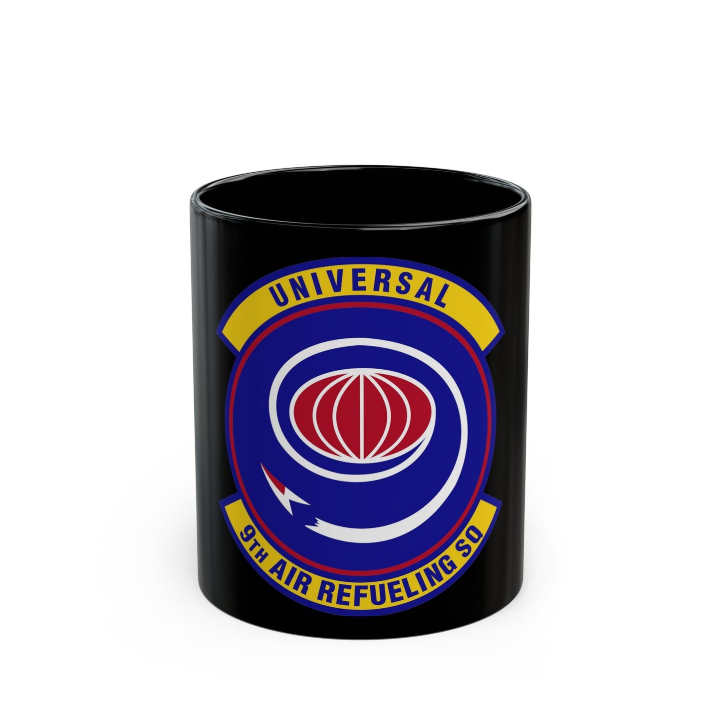 9th Air Refueling Squadron (U.S. Air Force) Black Coffee Mug-11oz-The Sticker Space