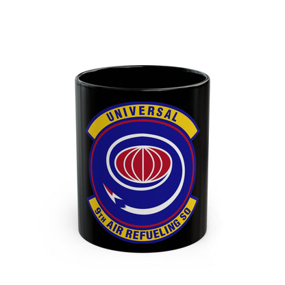 9th Air Refueling Squadron (U.S. Air Force) Black Coffee Mug-11oz-The Sticker Space