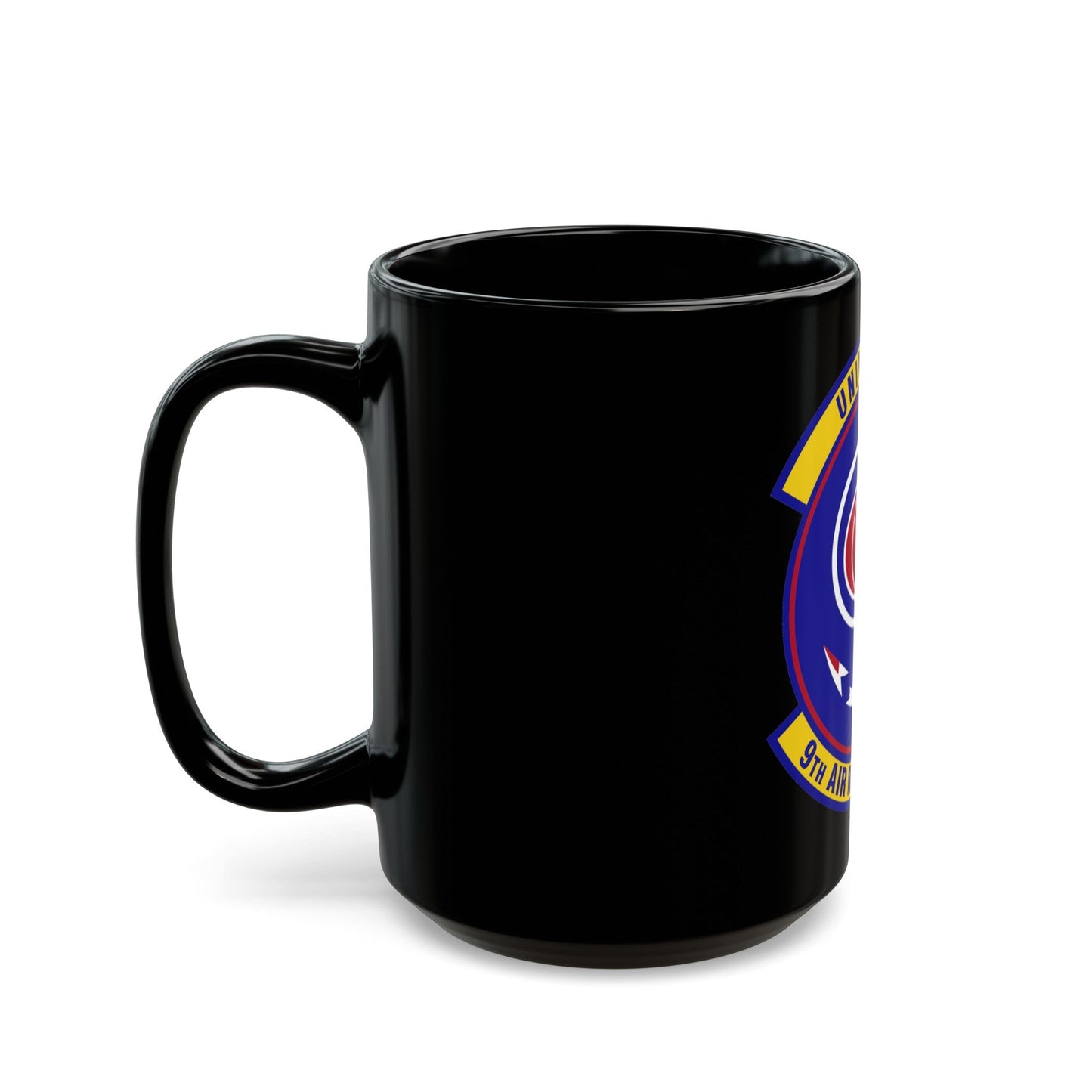 9th Air Refueling Squadron (U.S. Air Force) Black Coffee Mug-The Sticker Space
