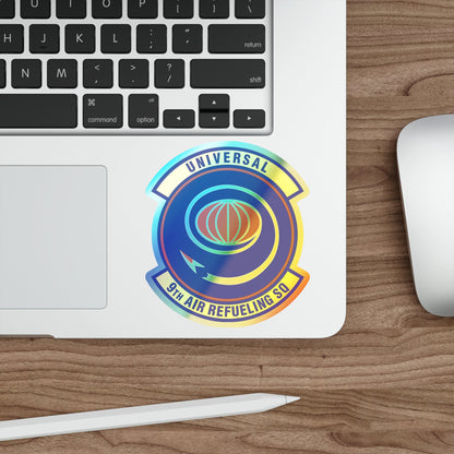 9th Air Refueling Squadron (U.S. Air Force) Holographic STICKER Die-Cut Vinyl Decal-The Sticker Space