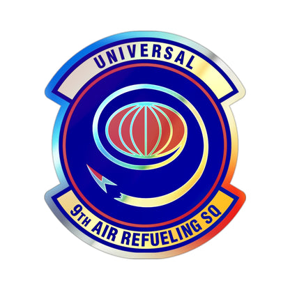 9th Air Refueling Squadron (U.S. Air Force) Holographic STICKER Die-Cut Vinyl Decal-2 Inch-The Sticker Space