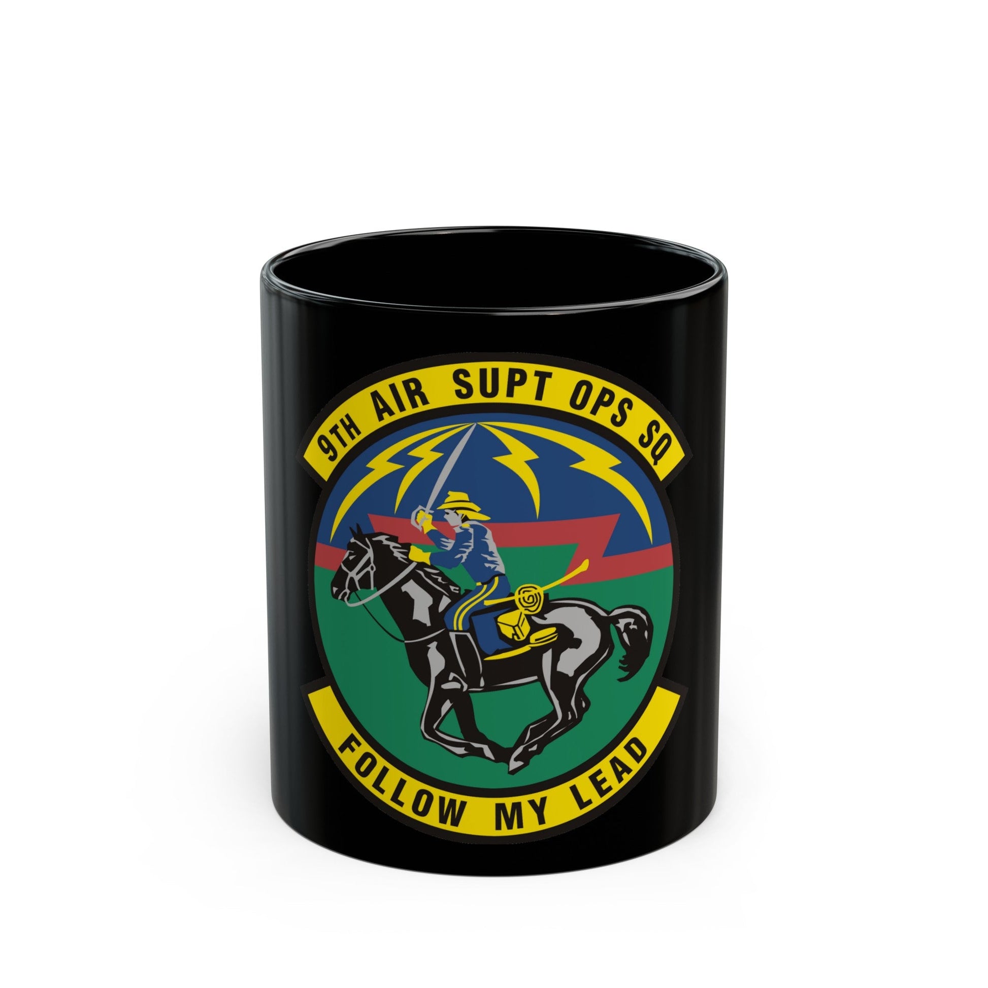 9th Air Support Operations Squadron (U.S. Air Force) Black Coffee Mug-11oz-The Sticker Space