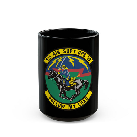 9th Air Support Operations Squadron (U.S. Air Force) Black Coffee Mug-15oz-The Sticker Space